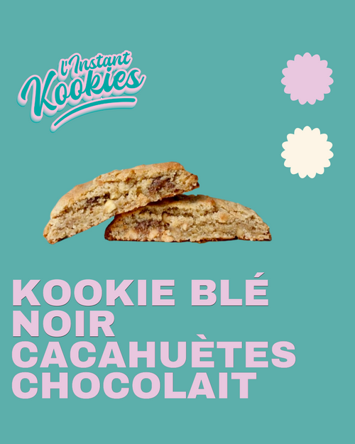 Cookie Blé Noir Cacahuètes & Chocolat au lait