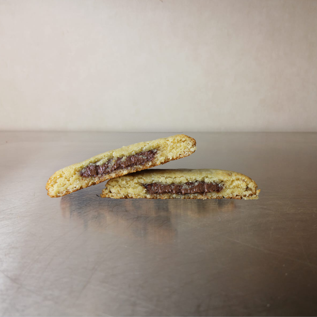 Cookie Noisette Cœur Nutella