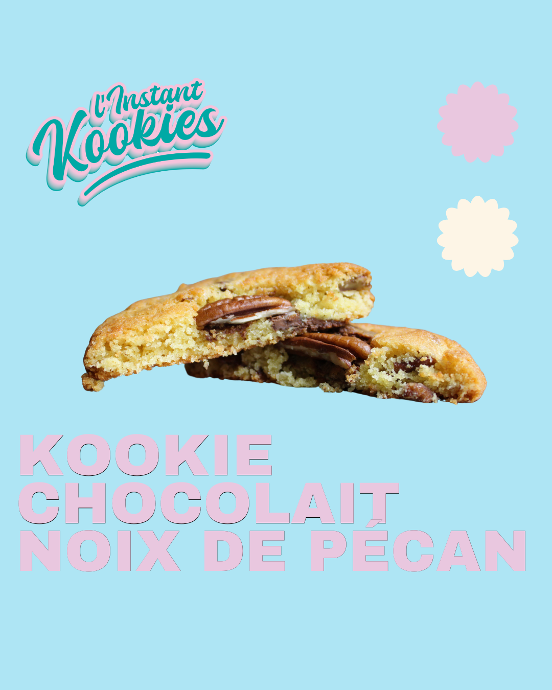 Cookie Chocolat Lait Noix de Pécan