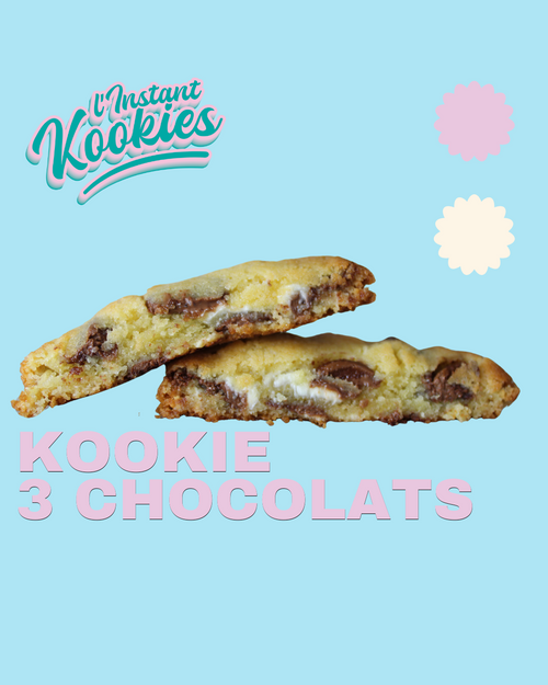 Cookie 3 chocolats